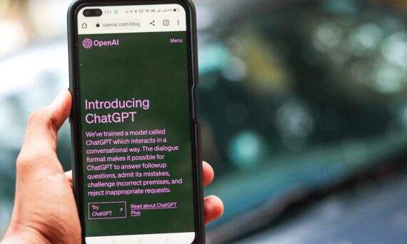 chatgpt landing page on mobile 570x342 - ChatGPT - An In-Depth Look at Latest AI Chatbot Technology