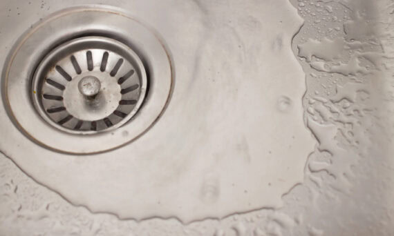 water in kitchen drain 570x342 - Why Is Your Drain Clogging So Often? Find Out the Reasons