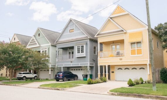 Colorful residential house exteriors 570x342 - What Redfin's Austin Cool-Off Forecast Could Mean for Round Rock Roofing Demand